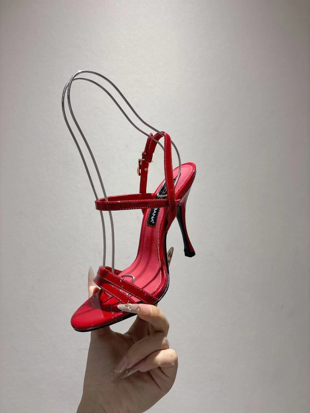 Dolce & Gabbana DG Women's Patent-Leather Heels