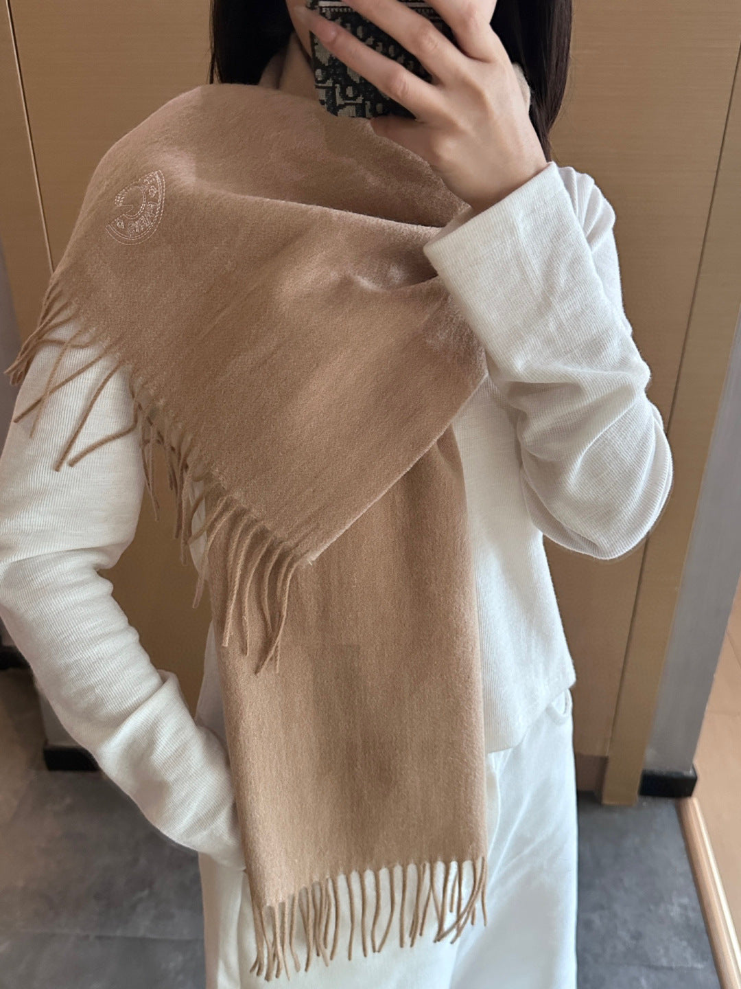 elegant Scarf for unisex couple - product detail view