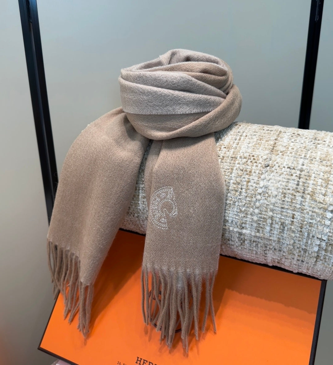 elegant Scarf for unisex couple - alternate angle view 10