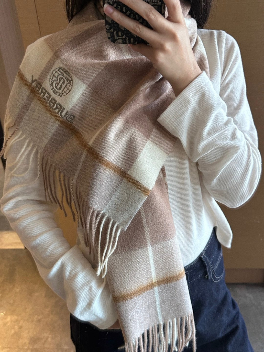 stylish Scarf for men - alternate angle view 2