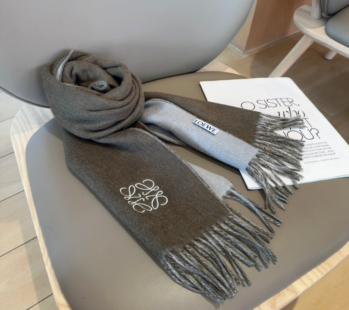 elegant Scarf for unisex couple - alternate angle view 10