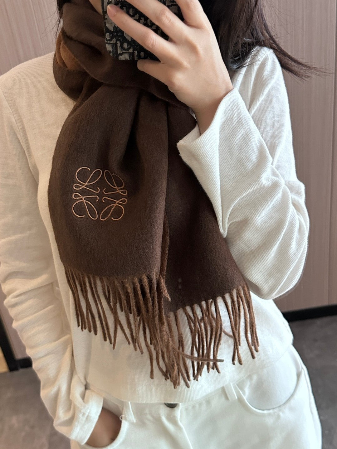 elegant Scarf for unisex couple - product detail view