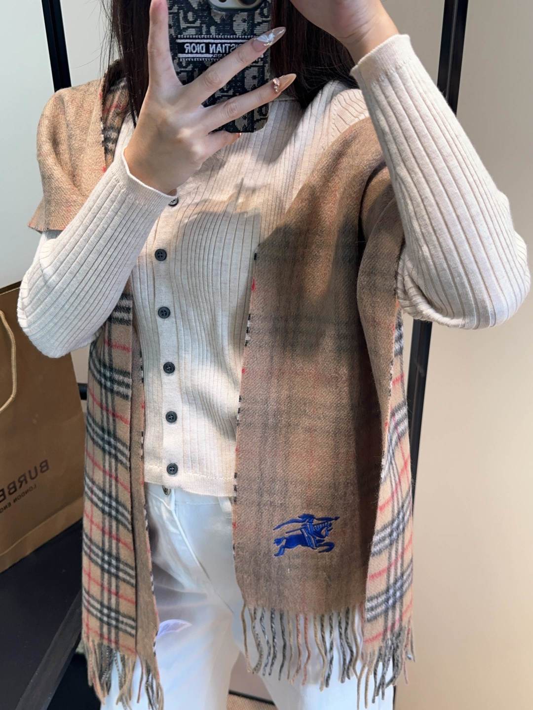 stylish Scarf for men - alternate angle view 2
