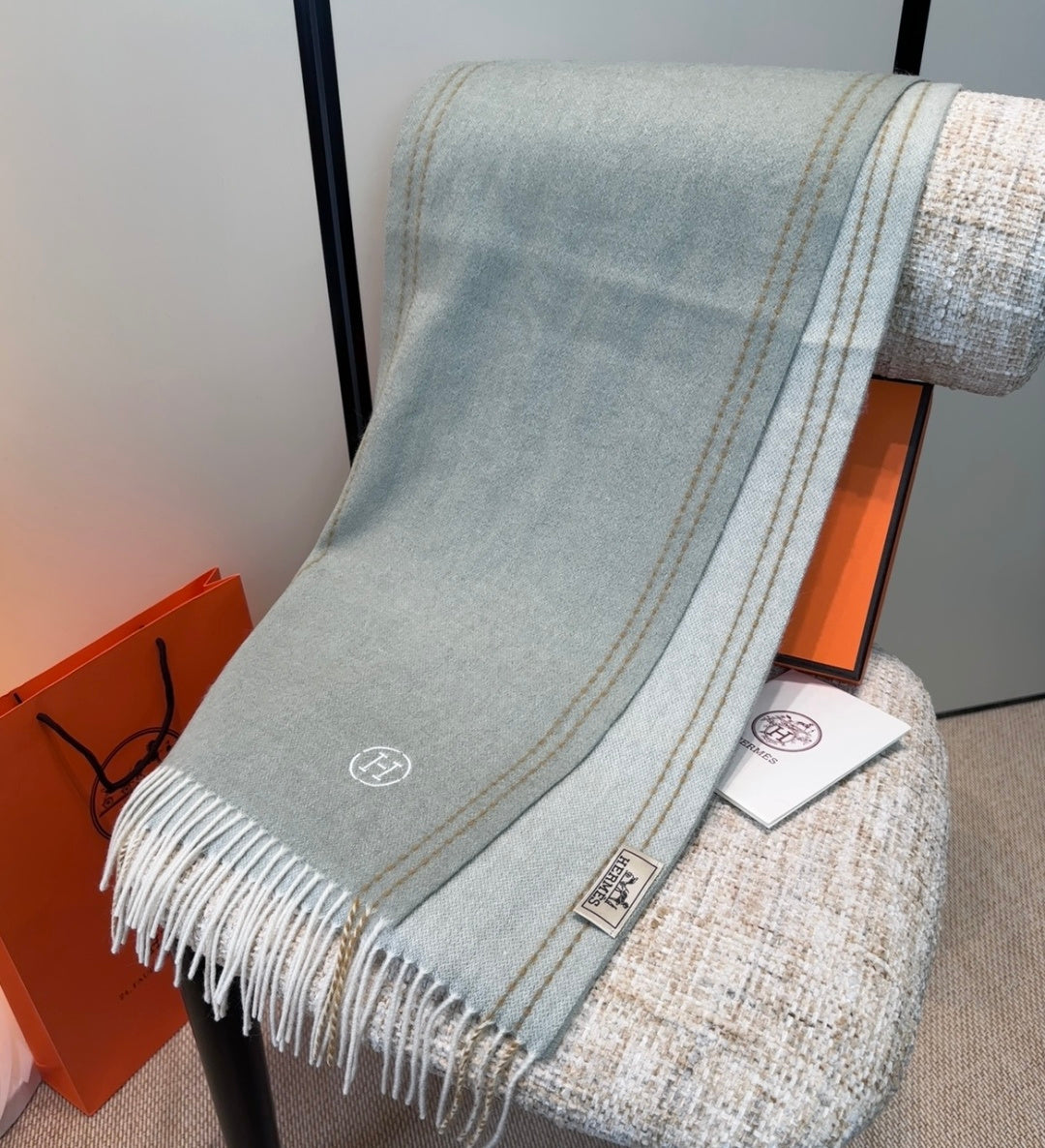 elegant Scarf for unisex couple - alternate angle view 10