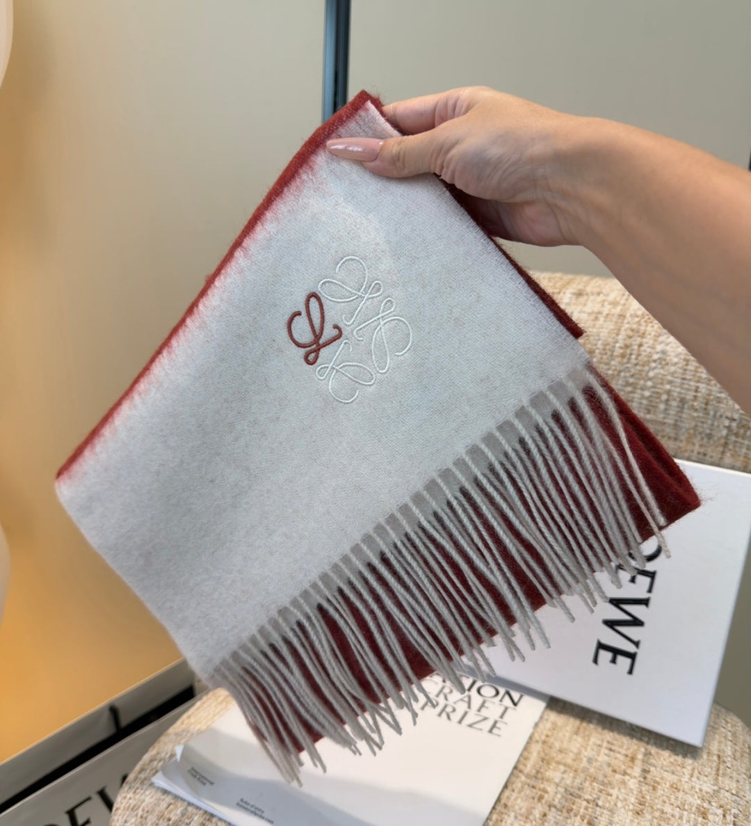 elegant Scarf for unisex couple - alternate angle view 4