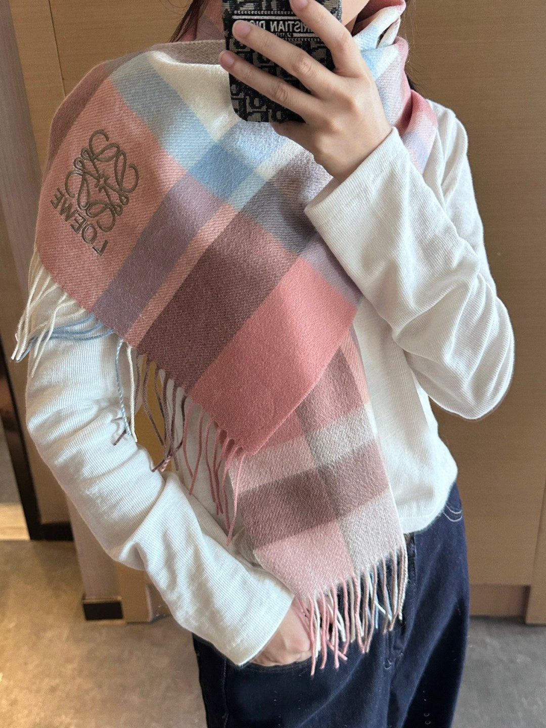 elegant Scarf for unisex couple - alternate angle view 2