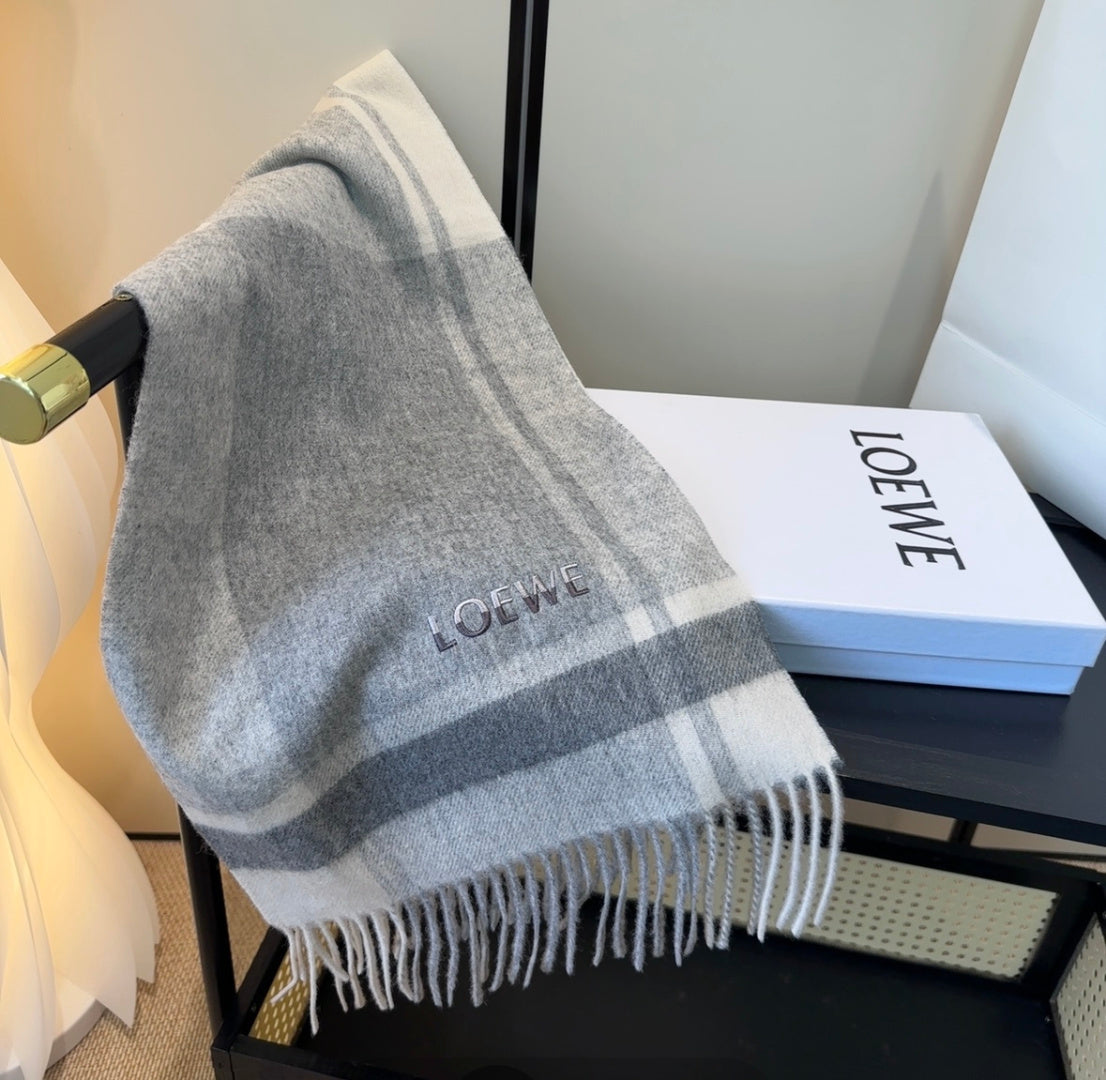 contrast color edgy Scarf for unisex couple - alternate angle view 9