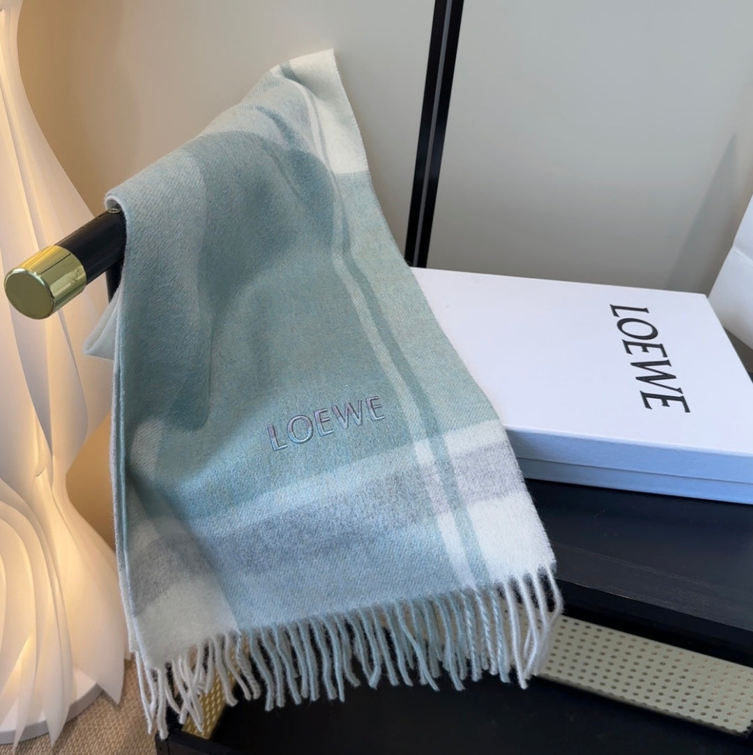 contrast color edgy Scarf for unisex couple - alternate angle view 6