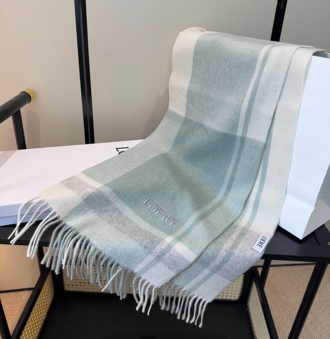 contrast color edgy Scarf for unisex couple - alternate angle view 10