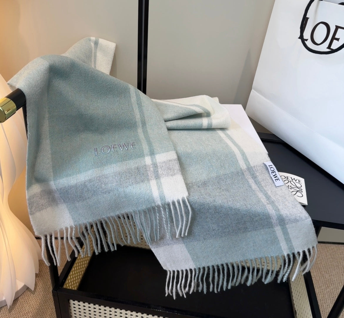 contrast color edgy Scarf for unisex couple - alternate angle view 9