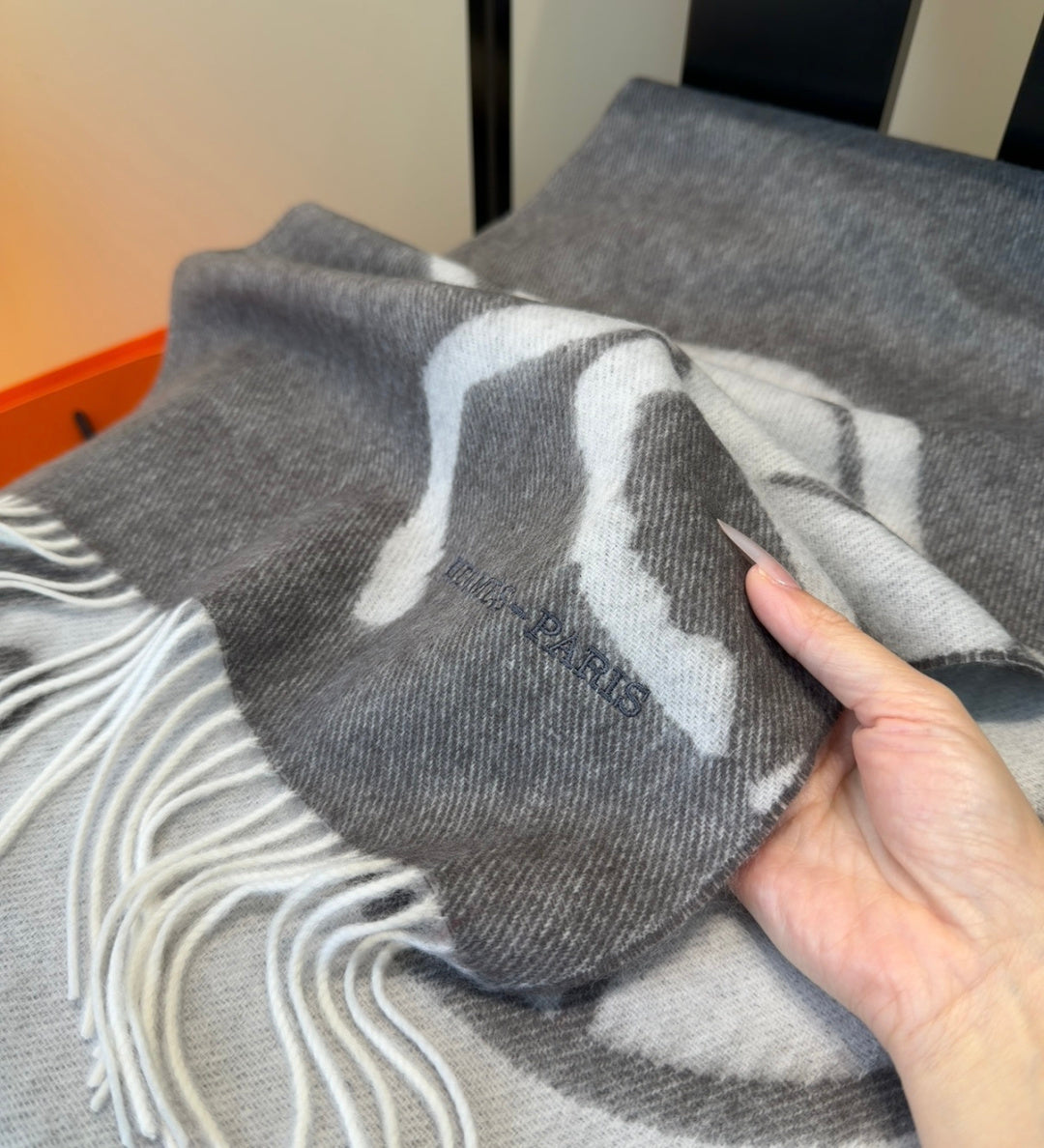 elegant Scarf for unisex couple - alternate angle view 6
