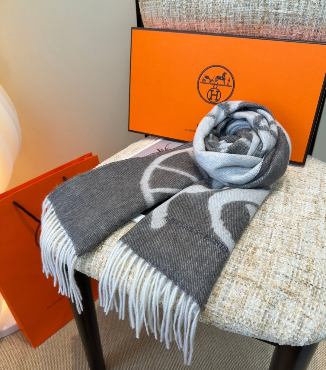 elegant Scarf for unisex couple - alternate angle view 9