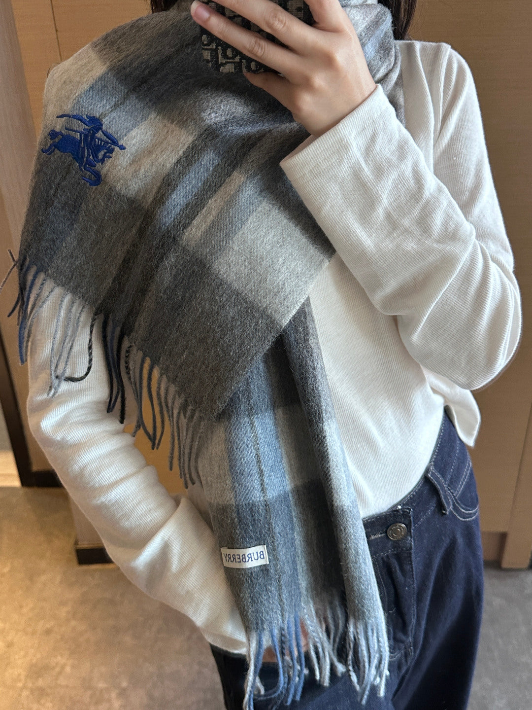 stylish Scarf for men - alternate angle view 2