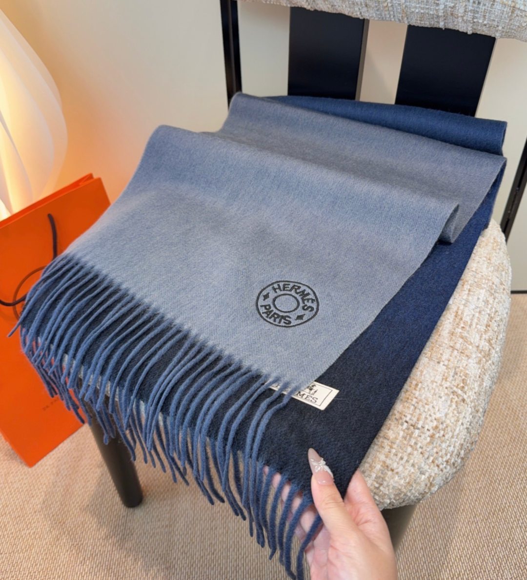 velvet Scarf for men - alternate angle view 5