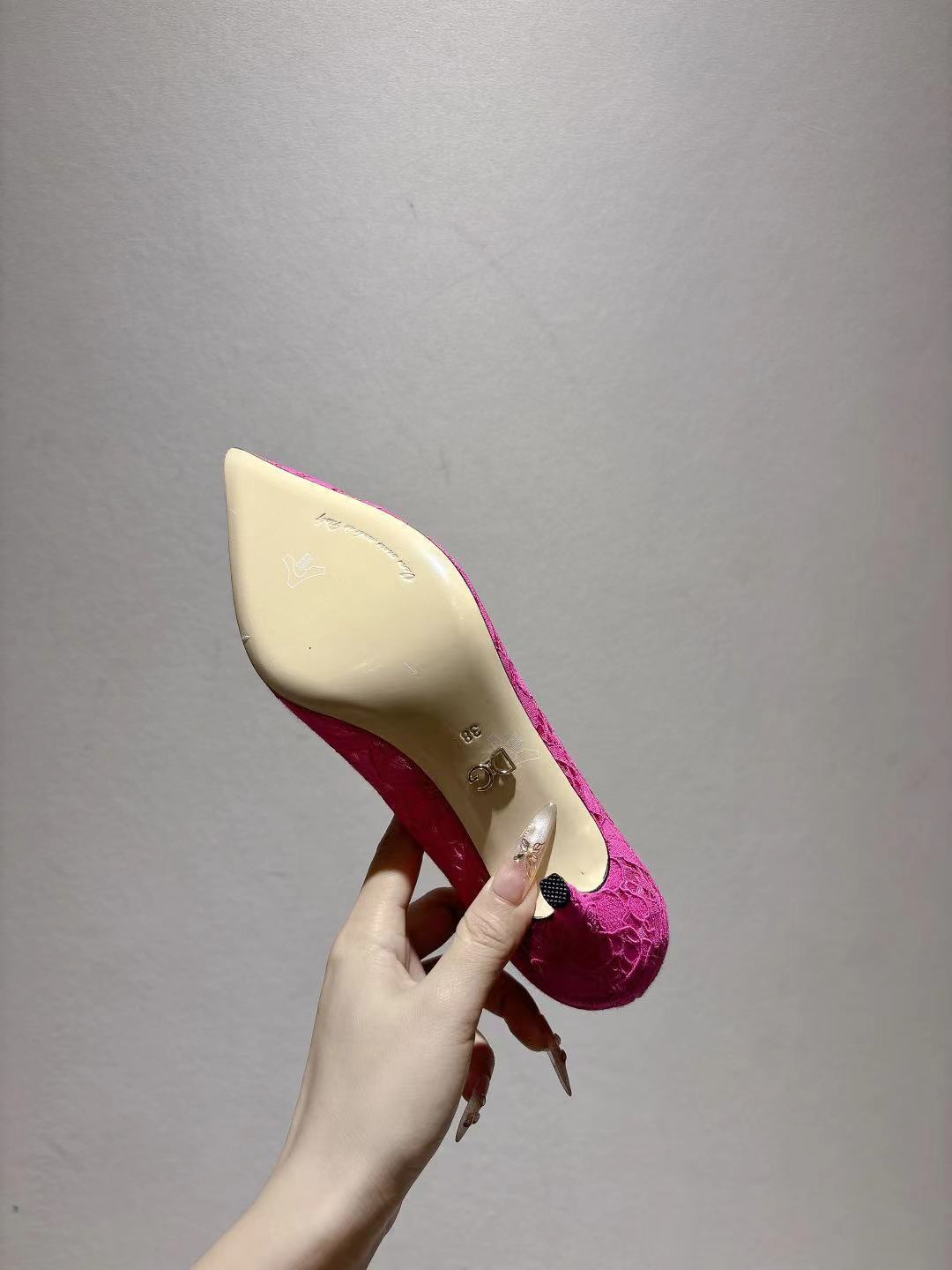 Dolce & Gabbana DG Women's Lace-Mesh Heels
