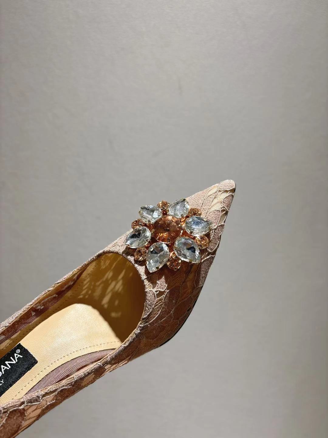 Dolce & Gabbana DG Women's Lace-Mesh Heels