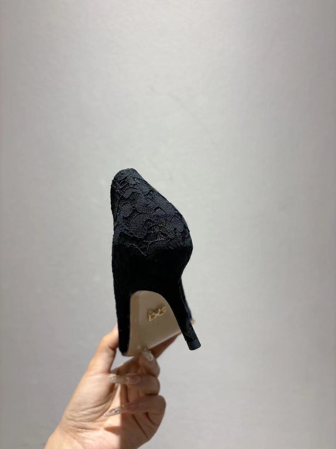 Dolce & Gabbana DG Women's Lace-Mesh Heels