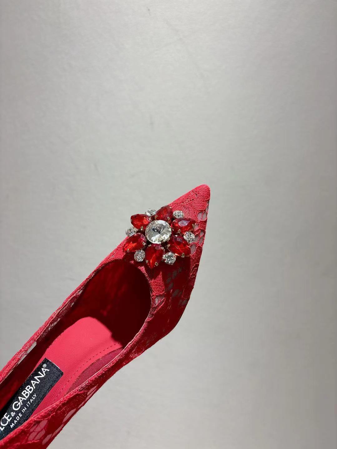 Dolce & Gabbana DG Women's Lace-Mesh Heels