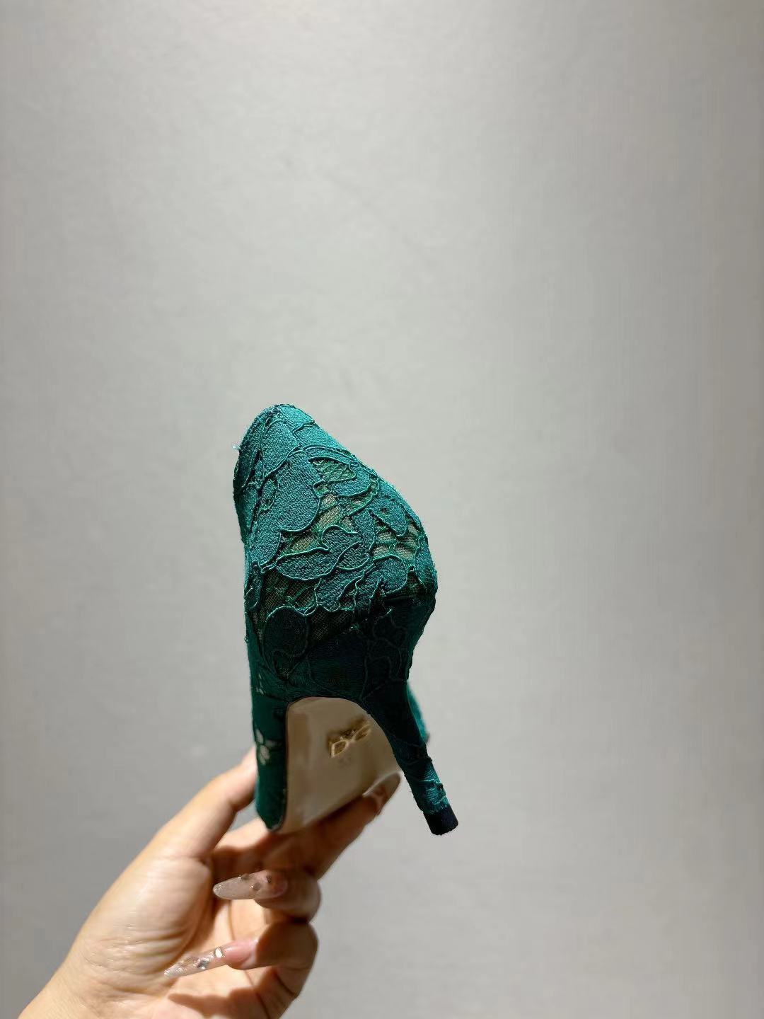 Dolce & Gabbana DG Women's Lace-Mesh Heels