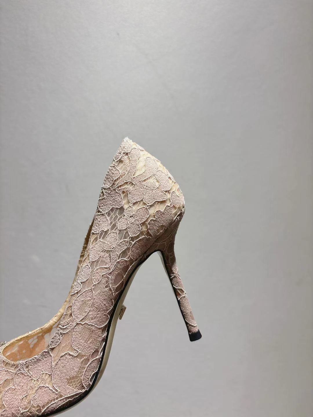 Dolce & Gabbana DG Women's Lace-Mesh Heels