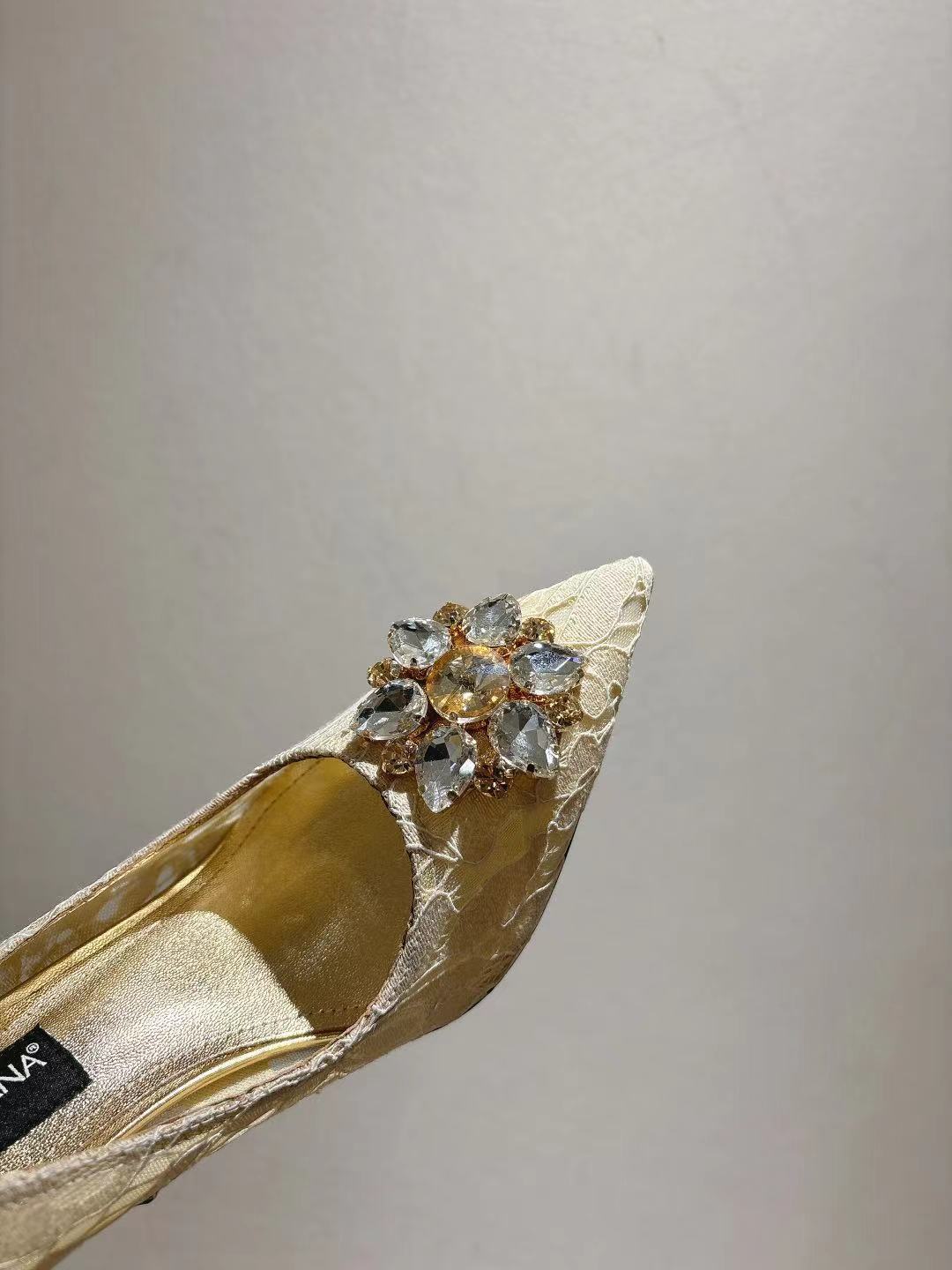 Dolce & Gabbana DG Women's Lace-Mesh Heels