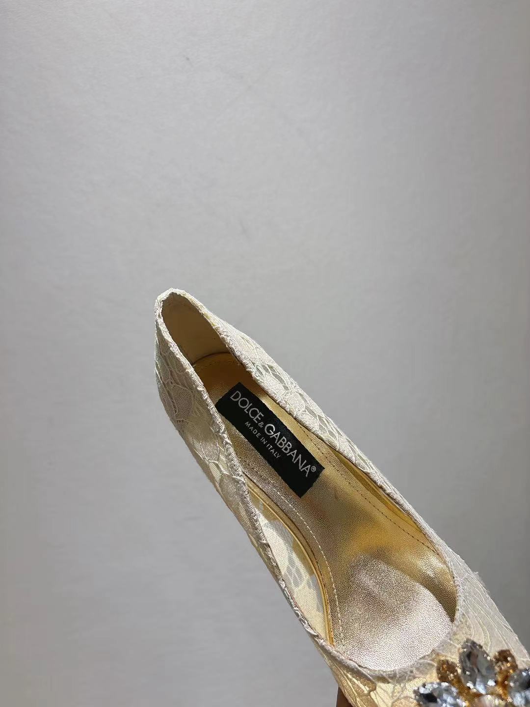 Dolce & Gabbana DG Women's Lace-Mesh Heels
