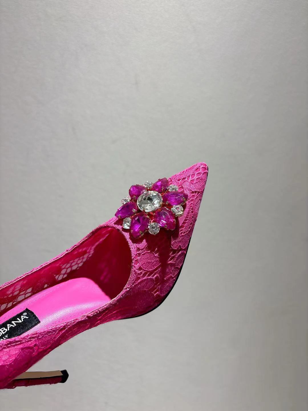 Dolce & Gabbana DG Women's Lace-Mesh Heels