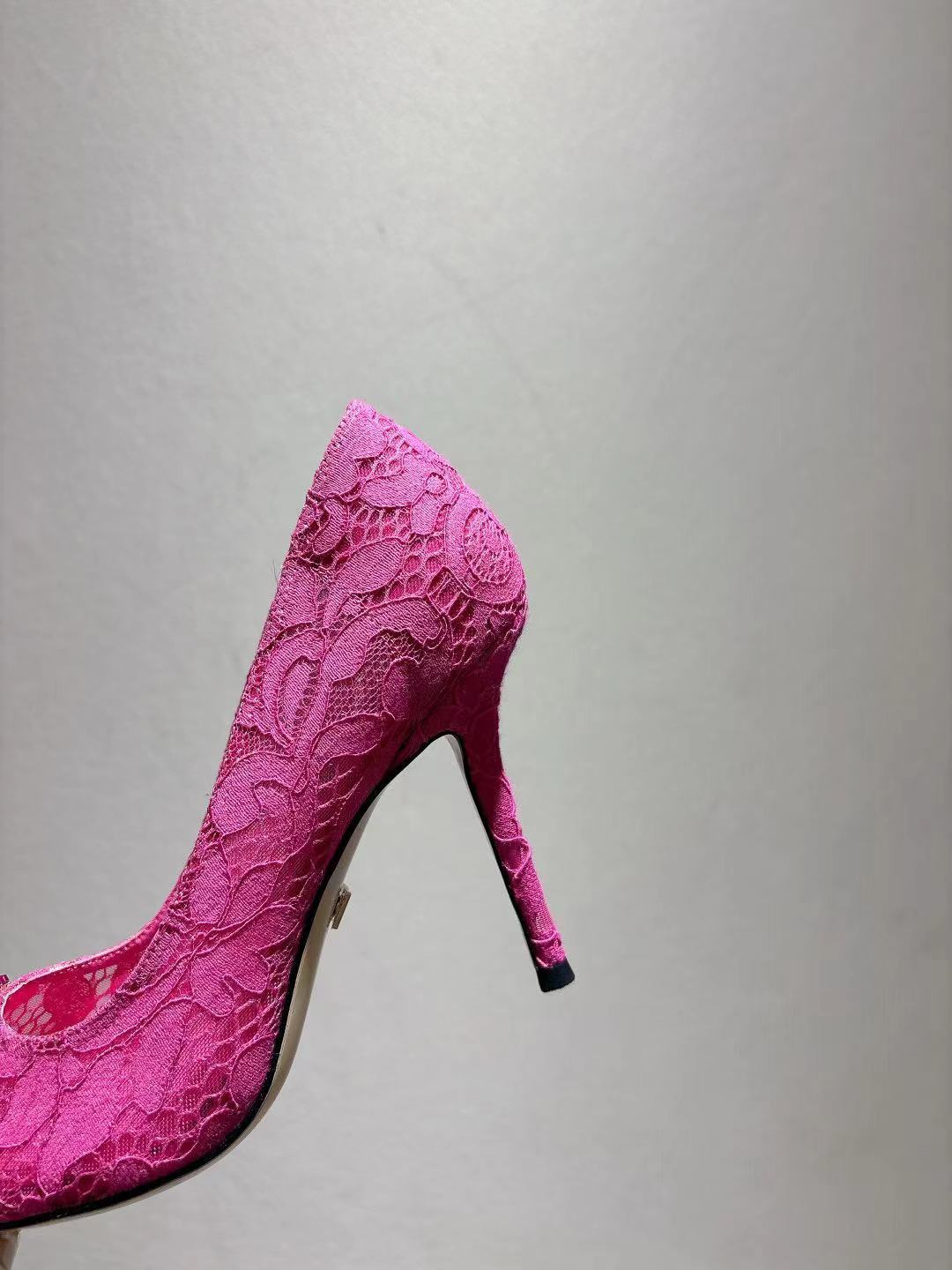 Dolce & Gabbana DG Women's Lace-Mesh Heels