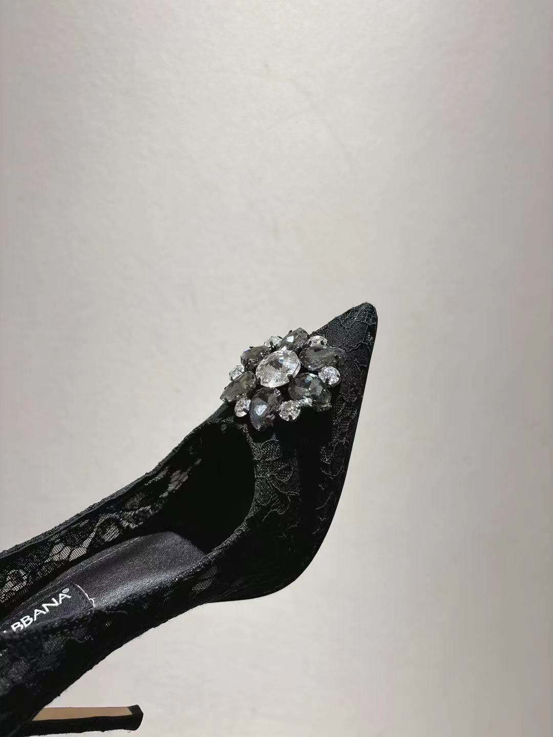 Dolce & Gabbana DG Women's Lace-Mesh Heels