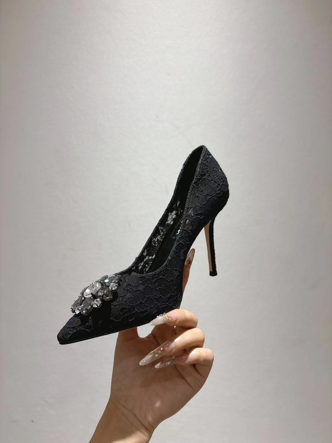 Dolce & Gabbana DG Women's Lace-Mesh Heels