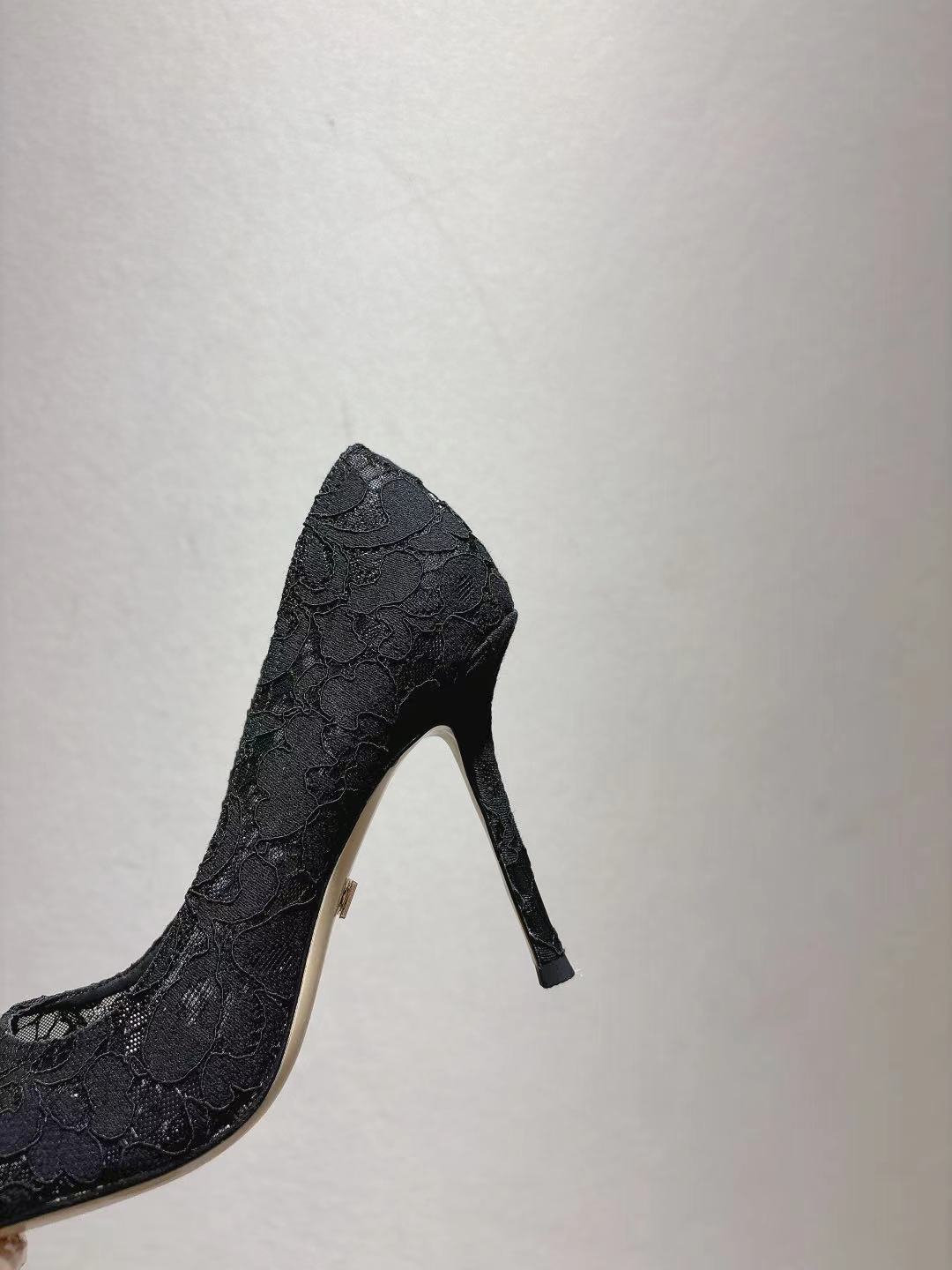 Dolce & Gabbana DG Women's Lace-Mesh Heels
