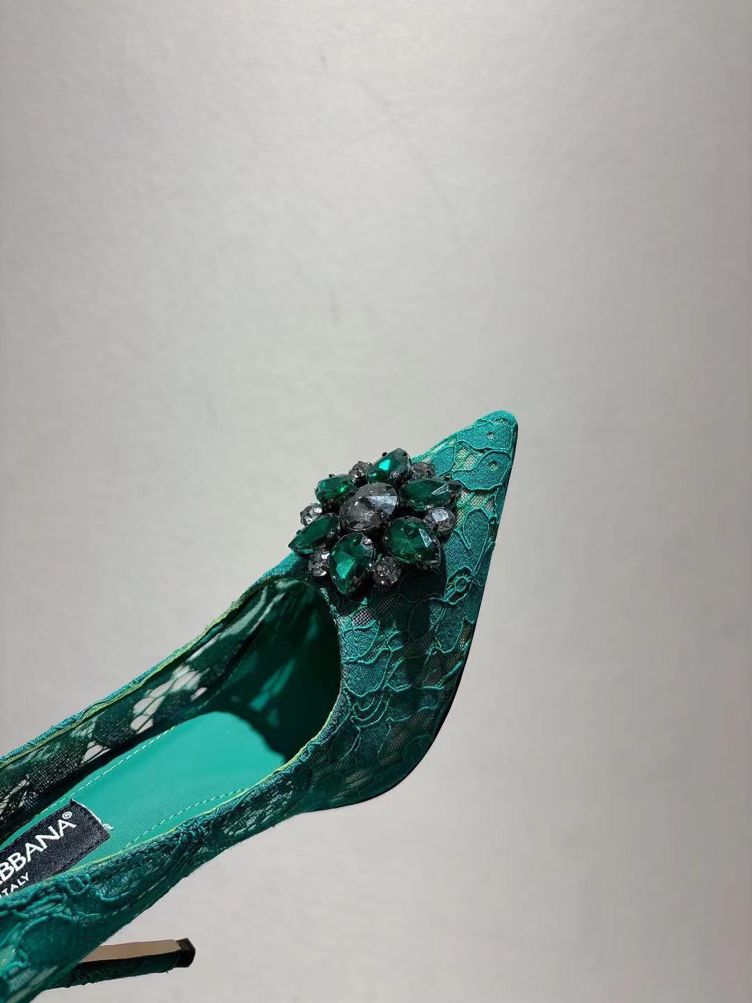 Dolce & Gabbana DG Women's Lace-Mesh Heels
