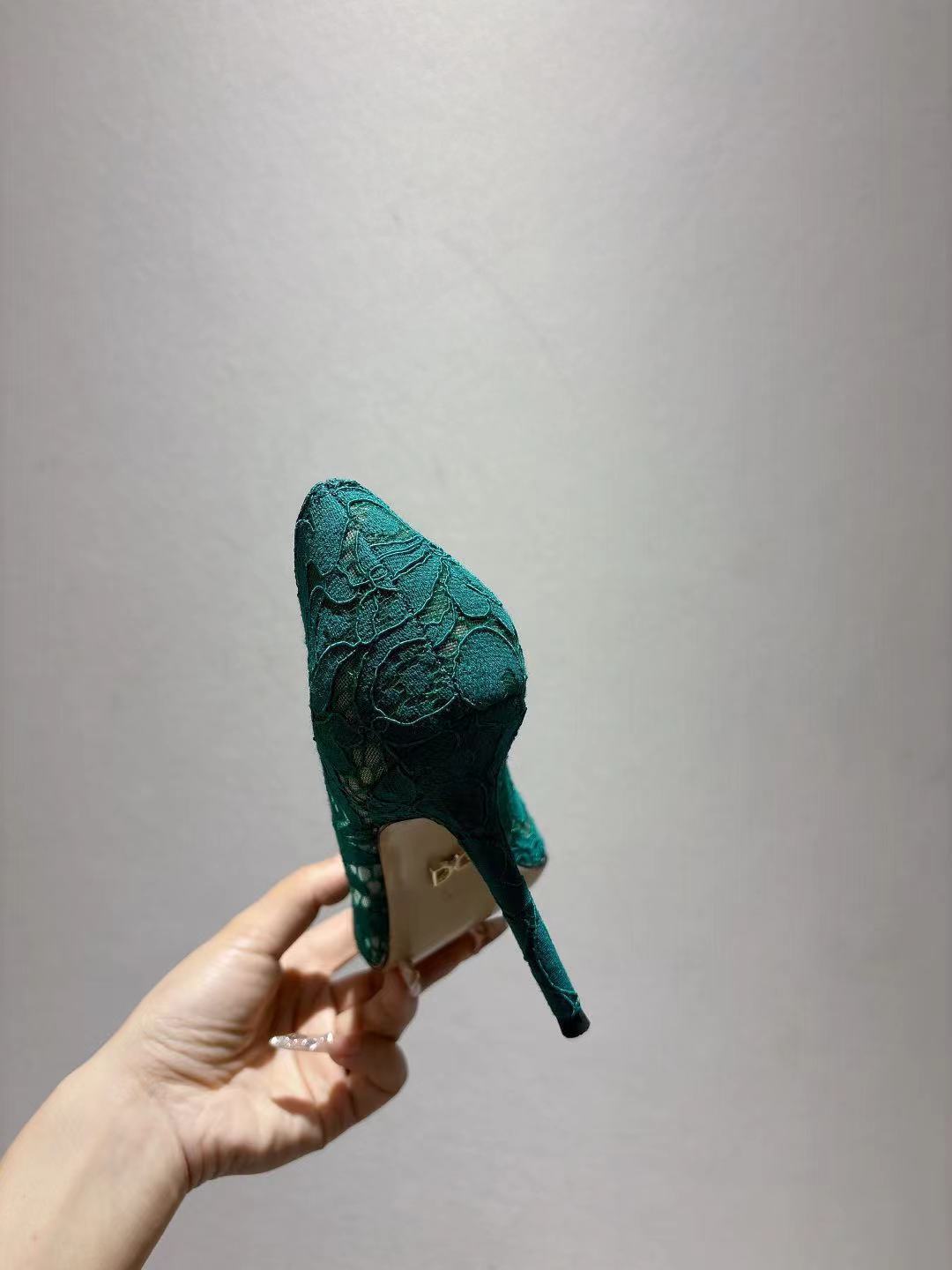Dolce & Gabbana DG Women's Lace-Mesh Heels