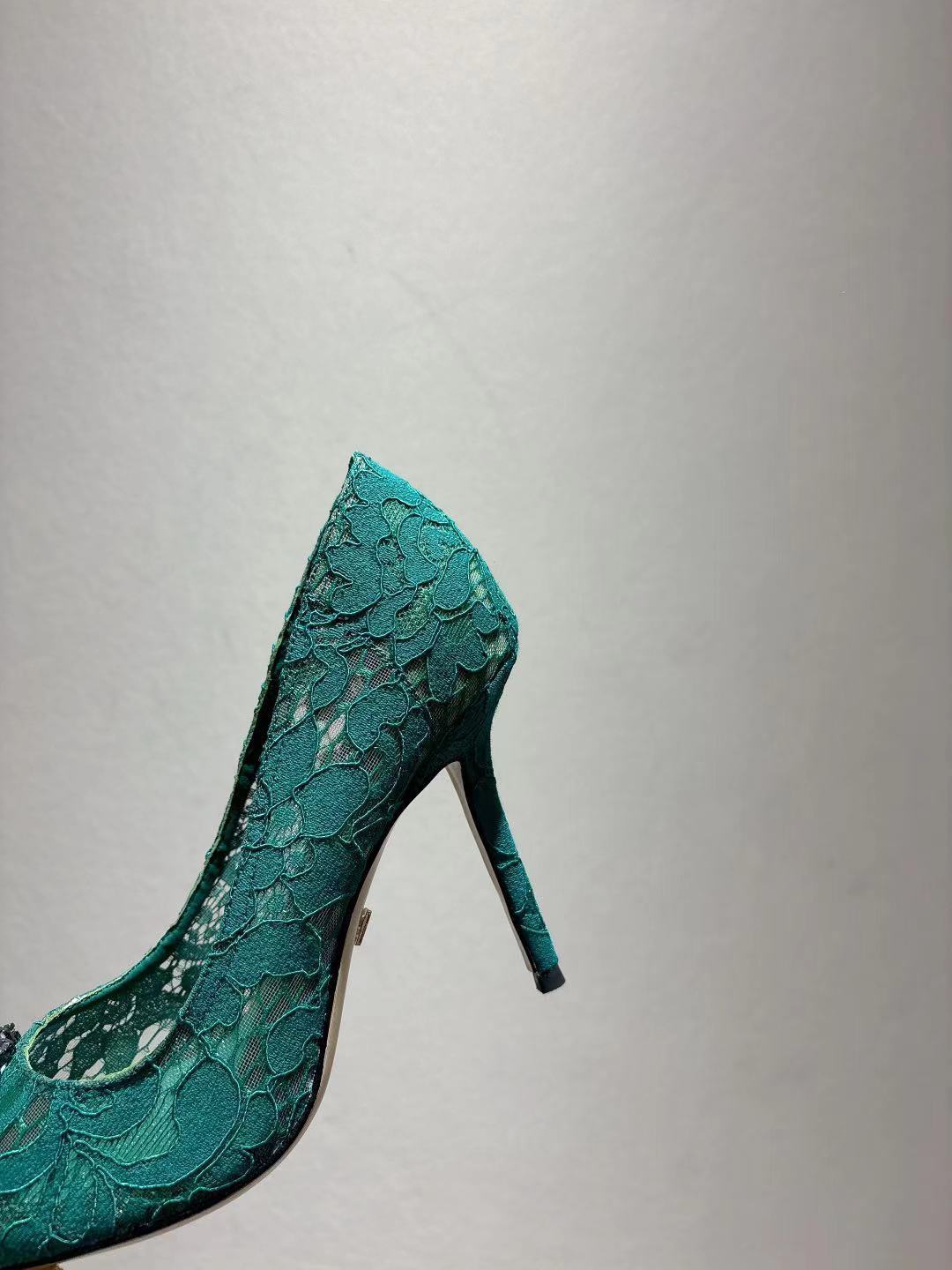 Dolce & Gabbana DG Women's Lace-Mesh Heels