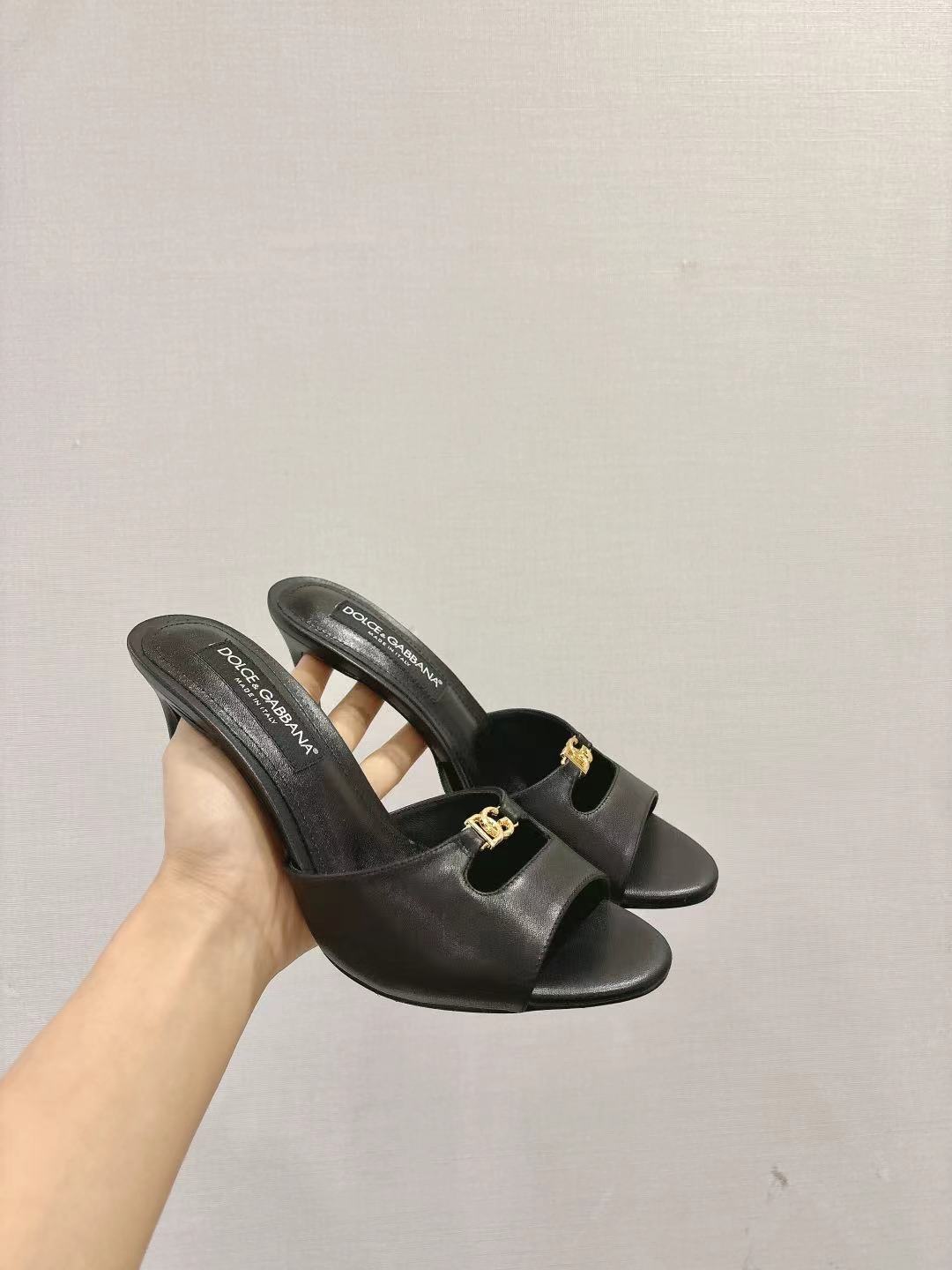 Dolce & Gabbana DG Women's Leather Heels