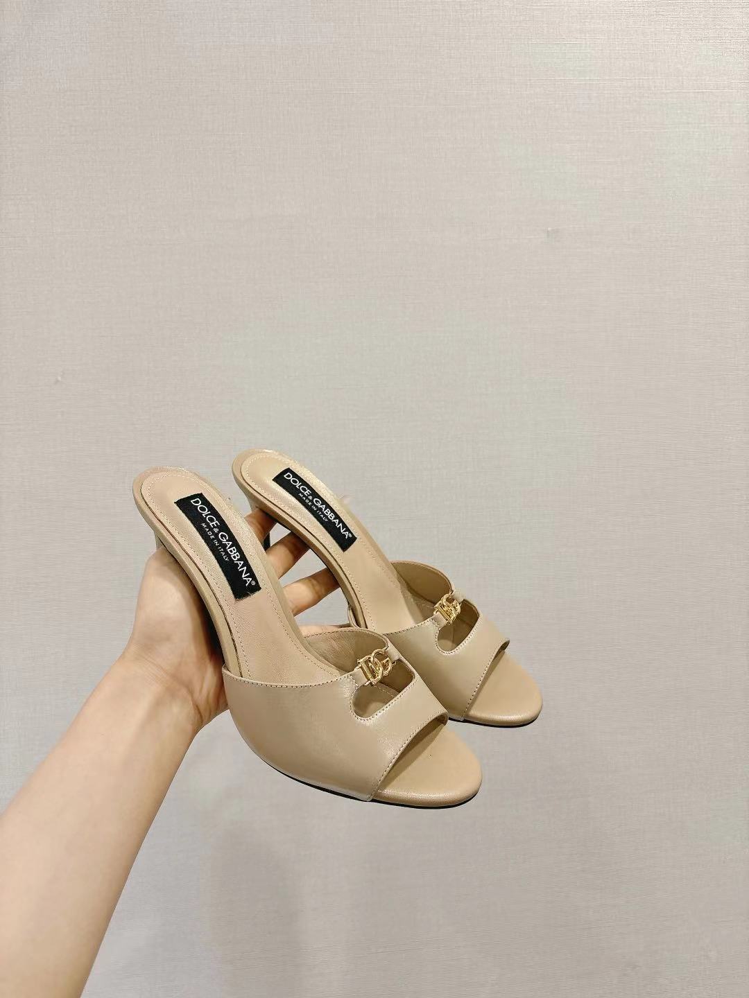 Dolce & Gabbana DG Women's Leather Heels