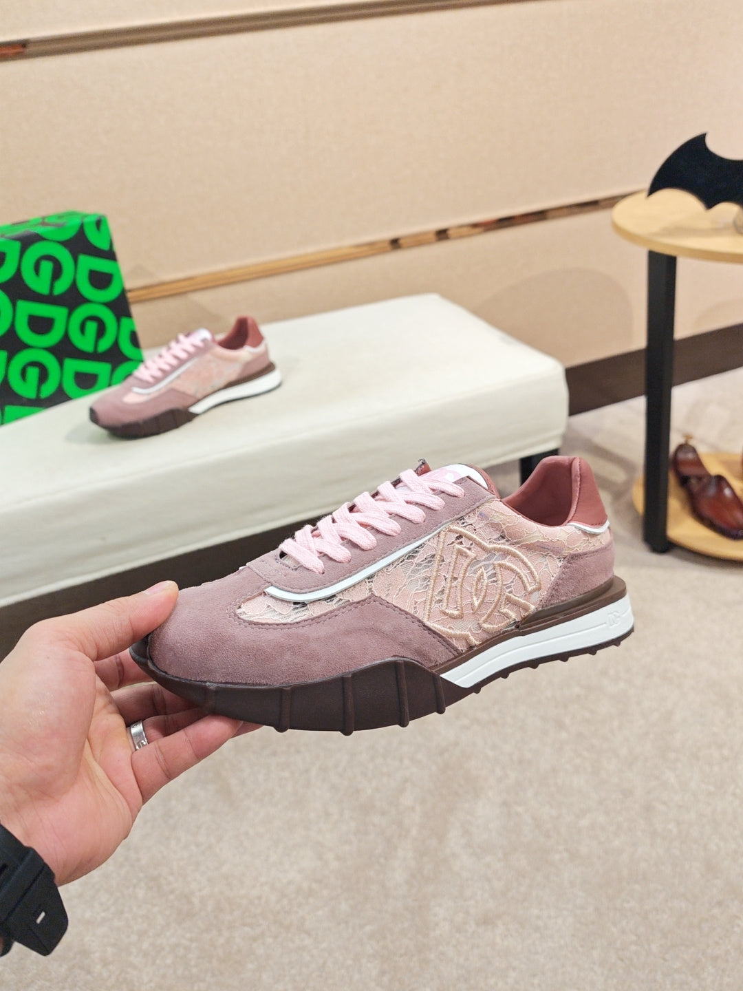 Dolce & Gabbana DG Couple's Athletic Casual Sneakers