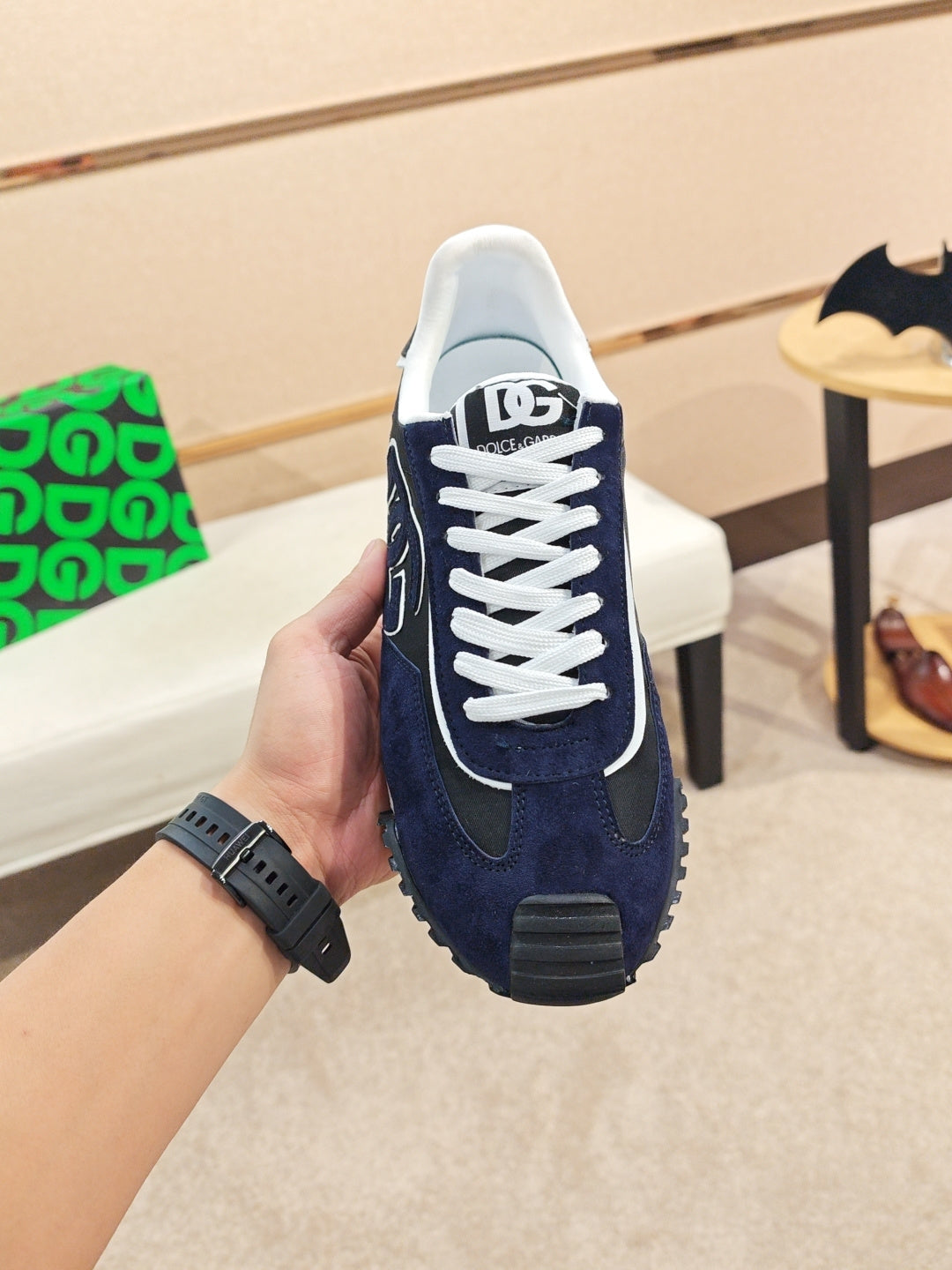Dolce & Gabbana DG Couple's Athletic Casual Sneakers