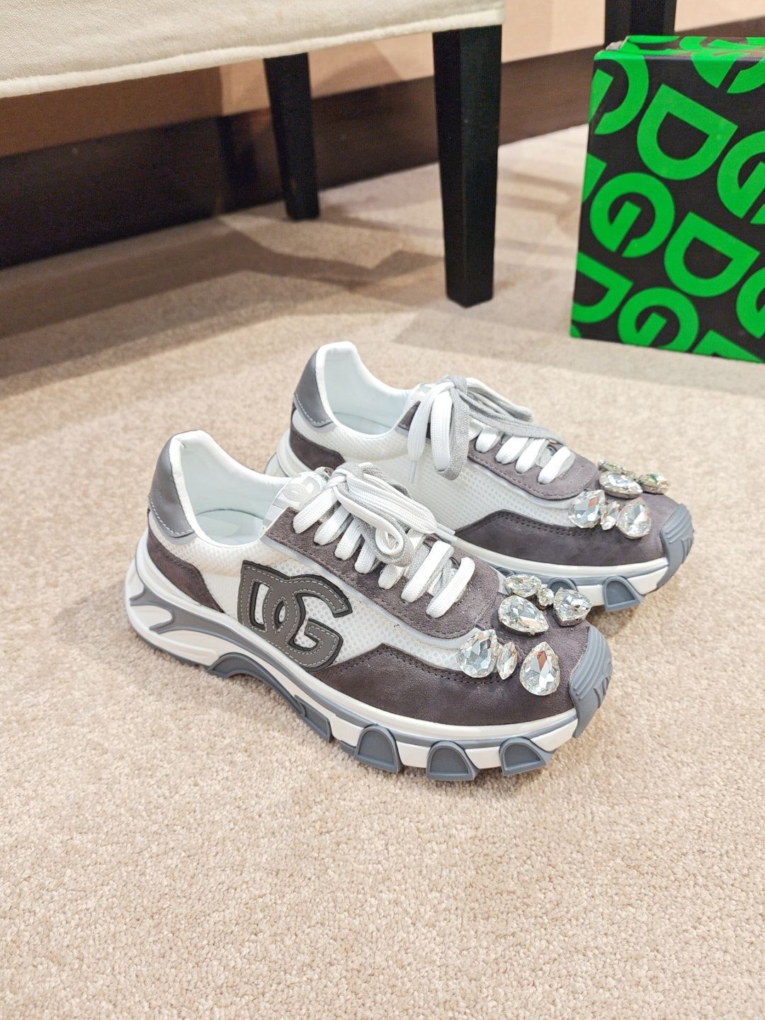 Dolce & Gabbana DG Couple's Athletic Casual Sneakers