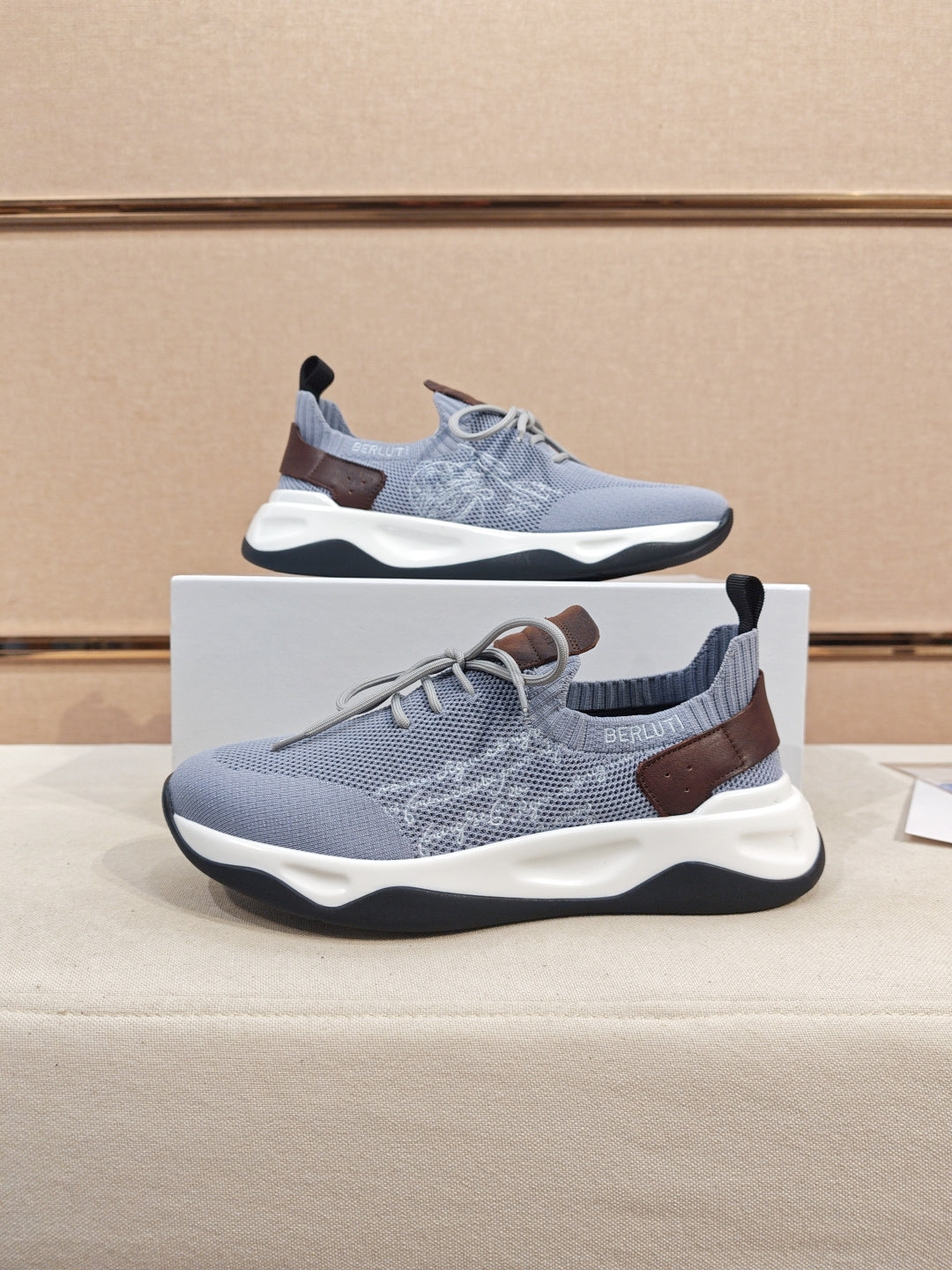 Berluti Men's Edge-Last Leather Casual Shoes