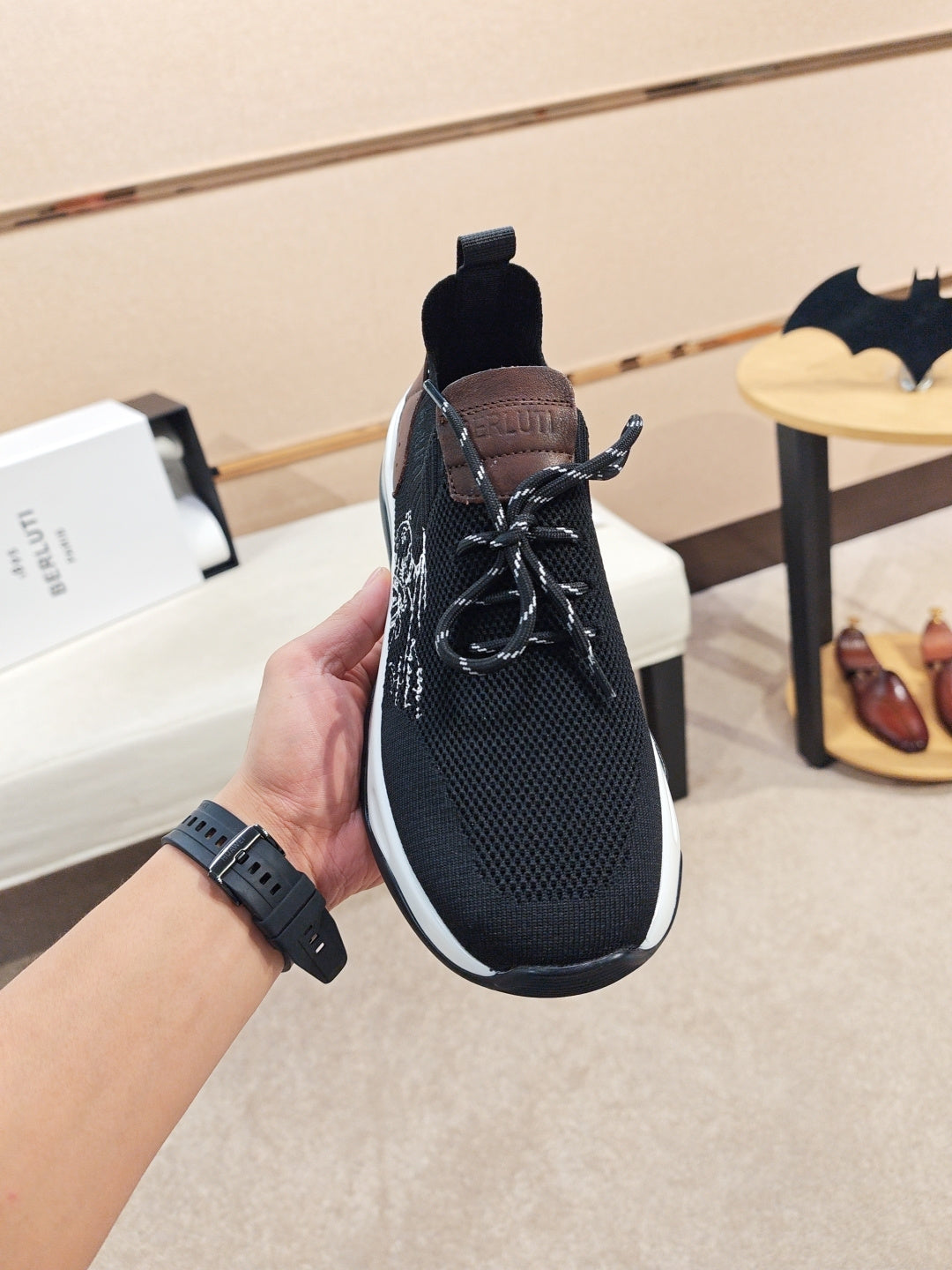 Berluti Men's Edge-Last Leather Casual Shoes