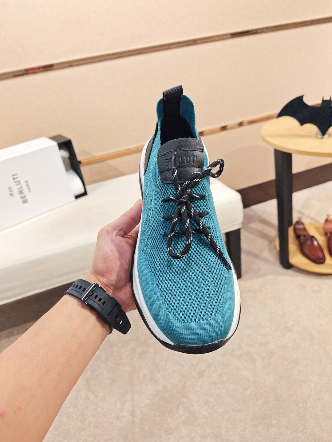 Berluti Men's Edge-Last Leather Casual Shoes