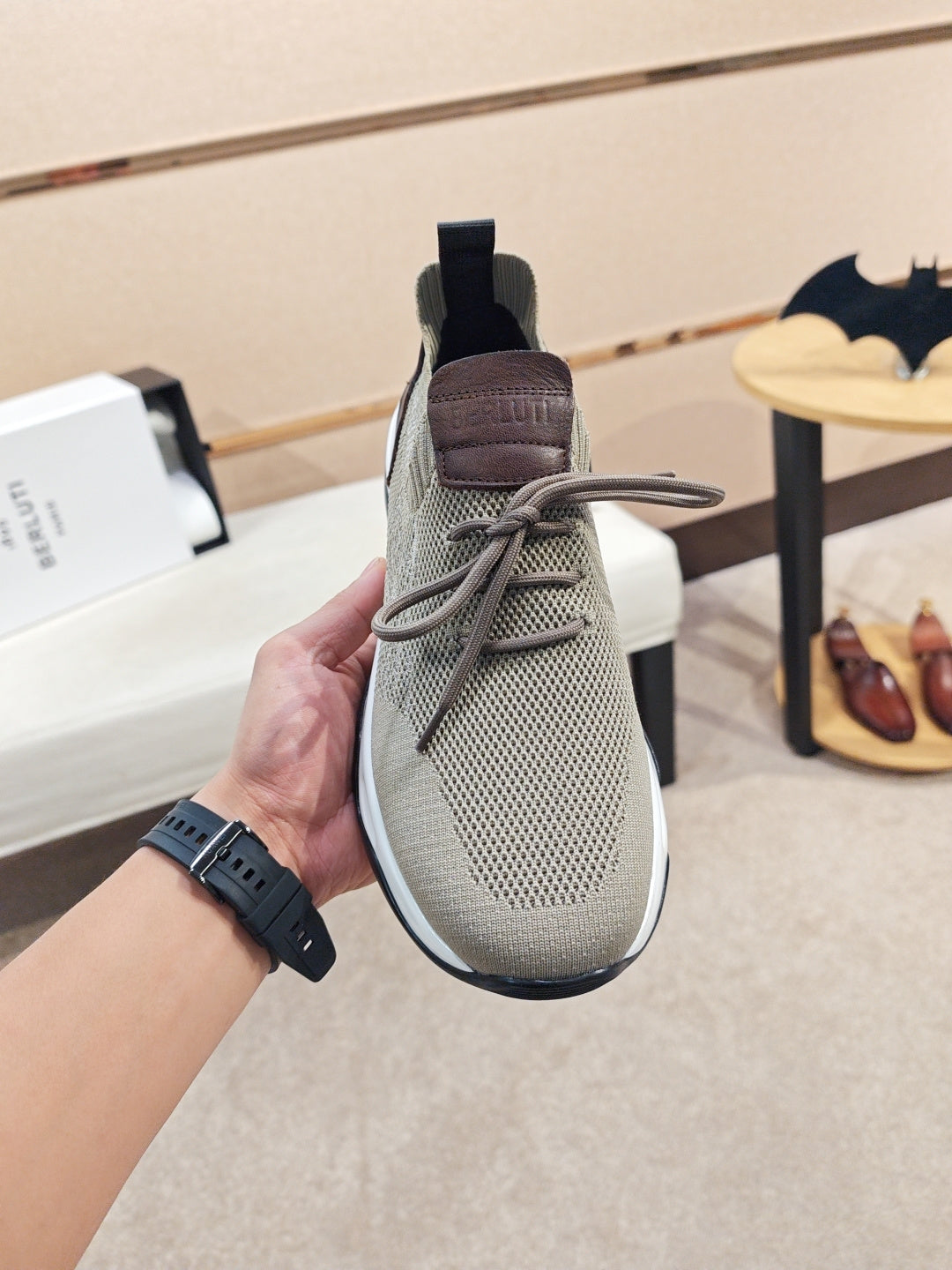 Berluti Men's Edge-Last Leather Casual Shoes