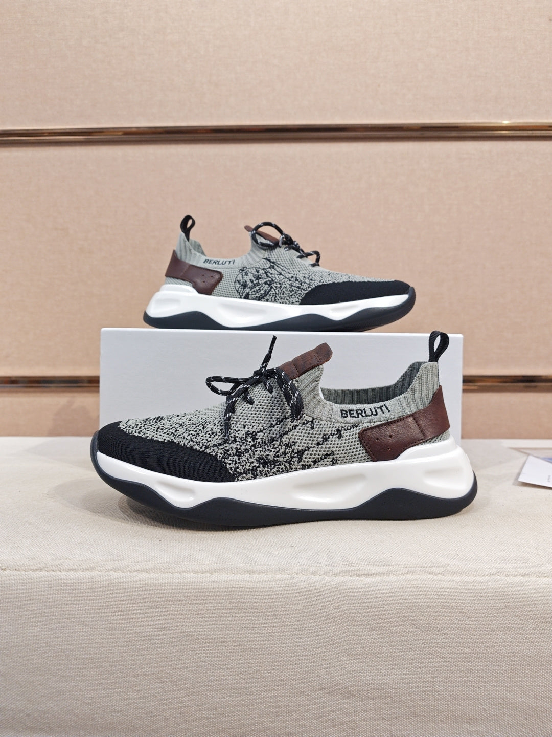 Berluti Men's Edge-Last Leather Casual Shoes