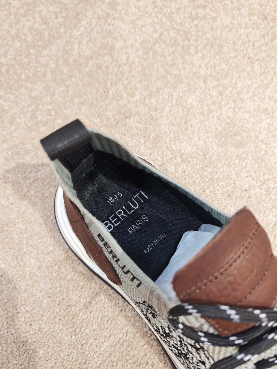Berluti Men's Edge-Last Leather Casual Shoes