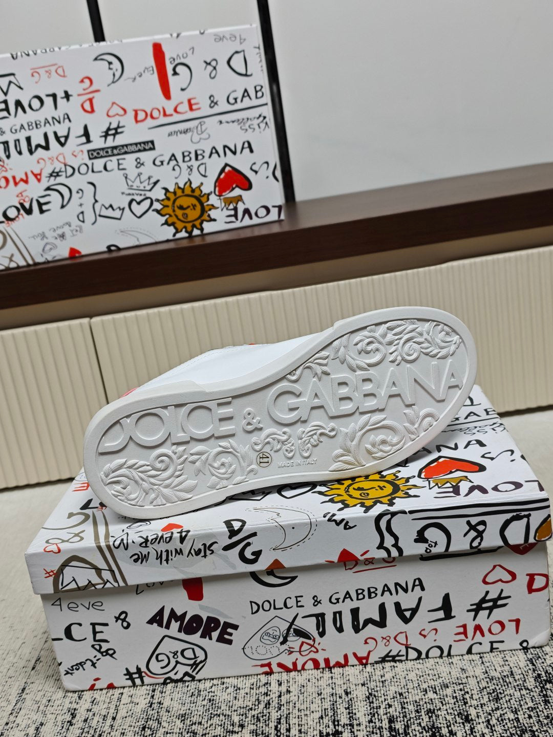 Dolce & Gabbana DG Couple's Athletic Casual Sneakers