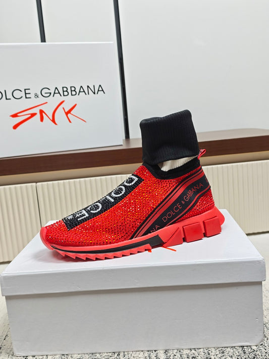 Dolce & Gabbana DG Couple's Athletic Casual Sneakers