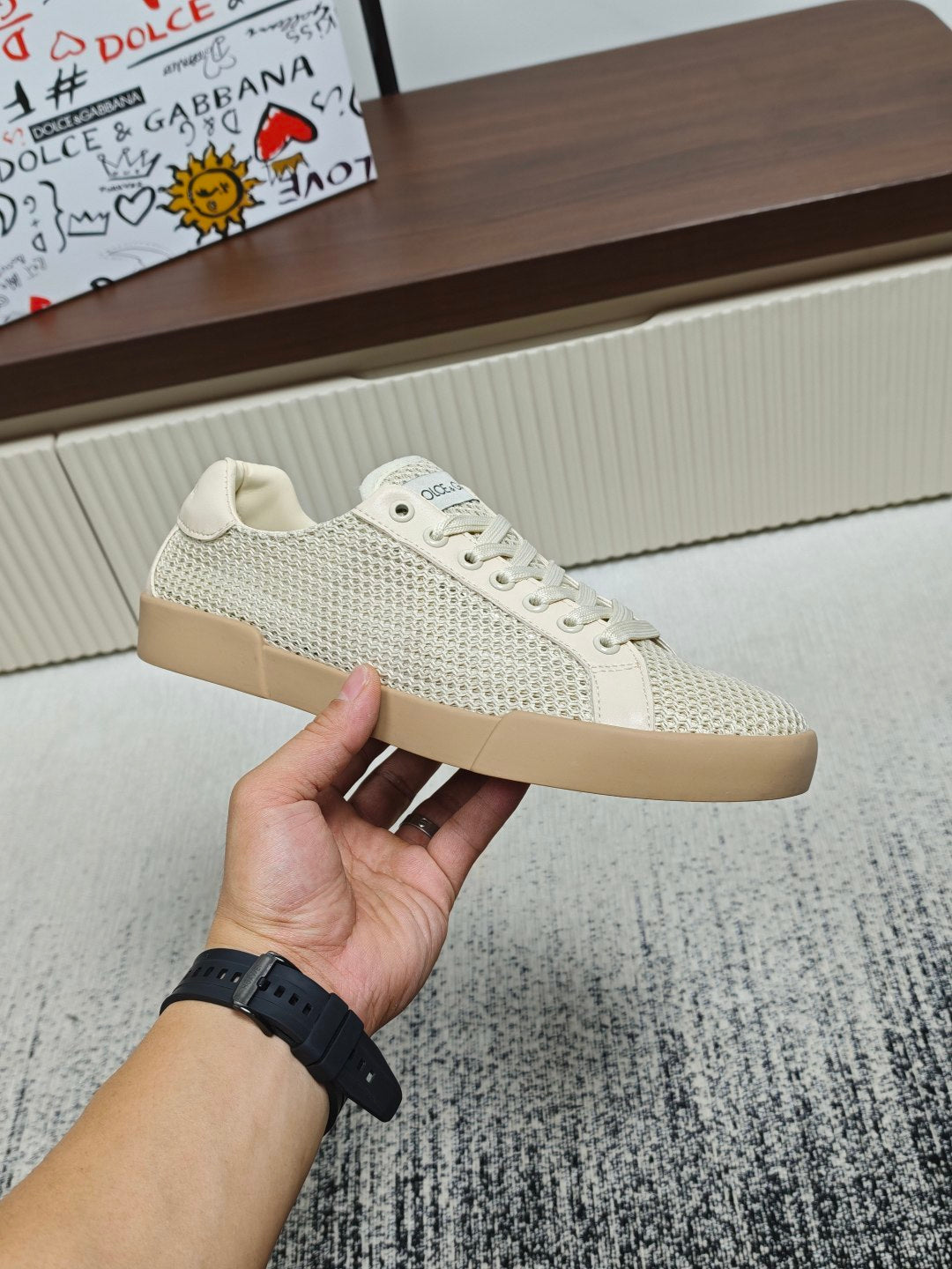 Dolce & Gabbana DG Couple's Athletic Casual Sneakers