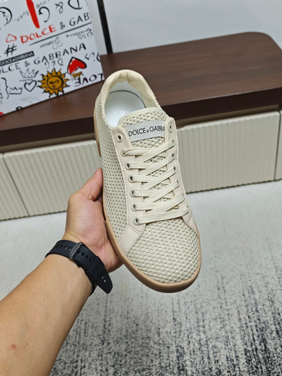 Dolce & Gabbana DG Couple's Athletic Casual Sneakers