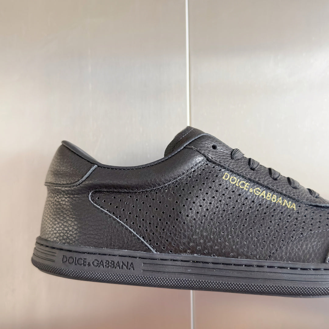 Dolce & Gabbana DG Silk Calfskin & Nubuck Casual Sneakers